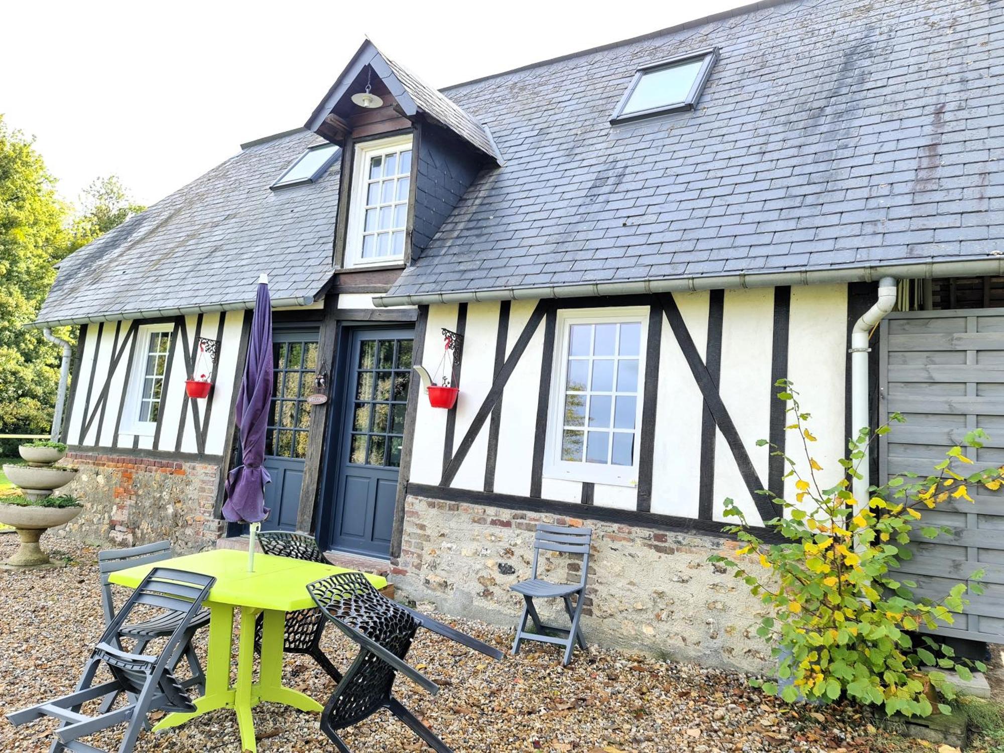 Maison Normande Freneuse-Sur-Risle Eksteriør billede